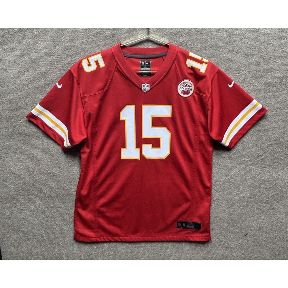Kansas City Chiefs Jersey Women XL Red NFL Football Patrick‎ Mahomes Nike EUC